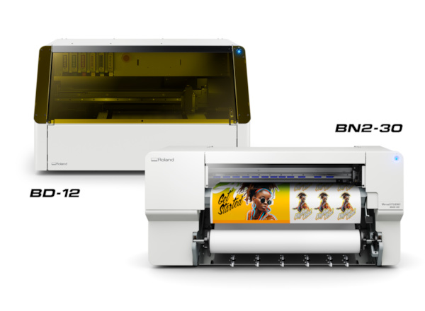 BN2-30 Printer/Cutter and BD-12 UV Flatbed Printer